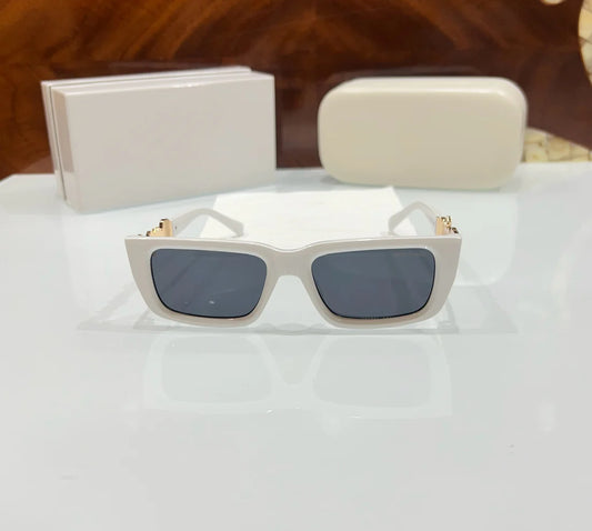 White Luxury With Premium Sunglasses