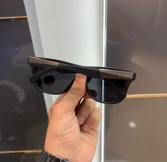 Milano Black Classic Luxury Unisex Sunglasses