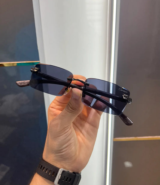 All Black Jaguar New Luxury Shade Glasses