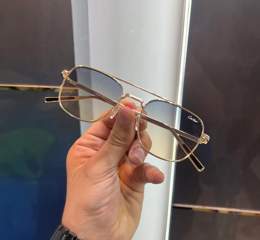 Gold Dual Metal Luxury Shade Glasses