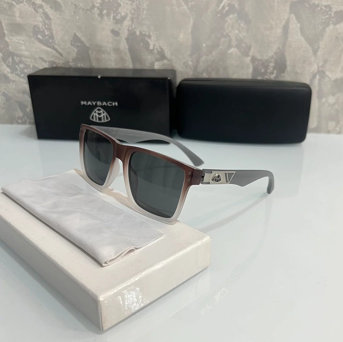 Mat Brown Metal Luxury Shade Unisex Sunglasses