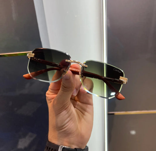 Green Brown Luxury Shade Premium Sunglasses