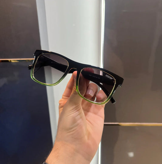 Black Green Luxury Shade Sunglasses