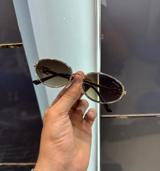 SUNGLASSES - GOLD FINISH WITH OG BOX