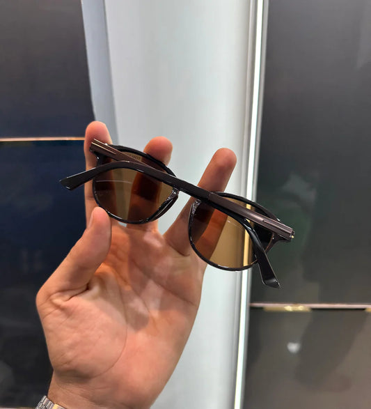 SUNGLASSES LIMITED EDITION BROWN BLACK WITH OG KIT