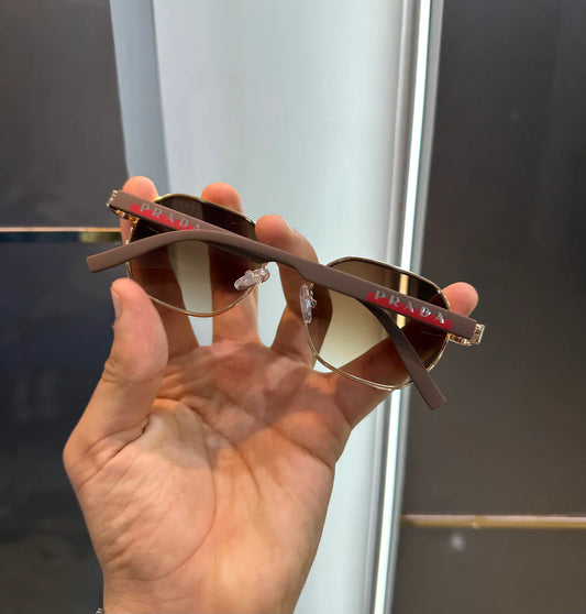 MILANO CLASSIC BROWN SUNGLASSES WITH OG BOX