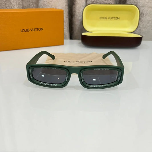 SUNGLASS OLIVE GREEN LUXURY SHADE WITH OG KIT