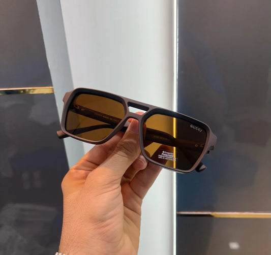 SUNGLASSES MATTE BROWN WITH OG BOX