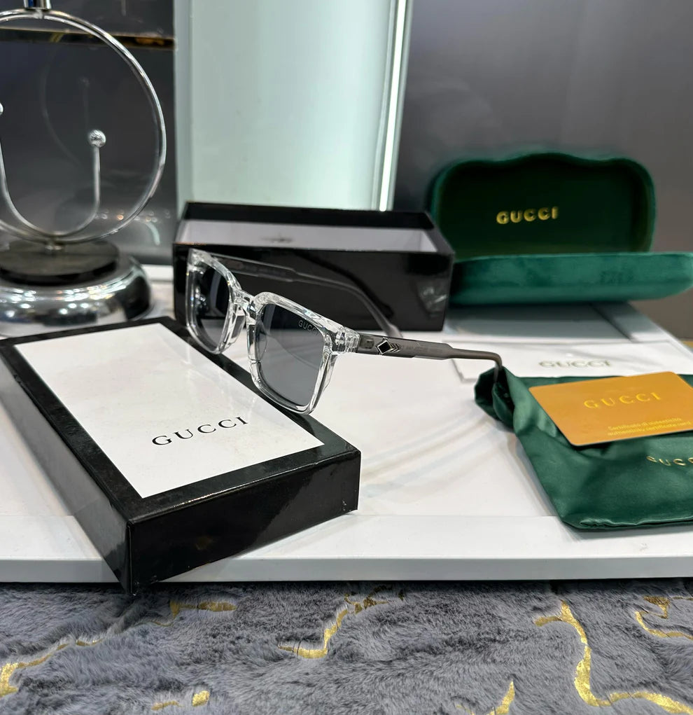 SUNGLASSES TRANSPARENT FINISH WITH OG BOX