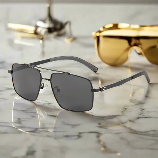 Black Frame with Black Lens Sunglasses for Men