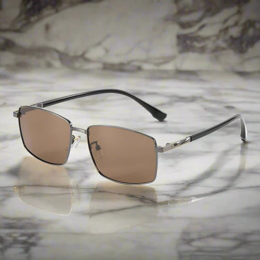 Gunmetal Frame with Brown Lens Sunglasses