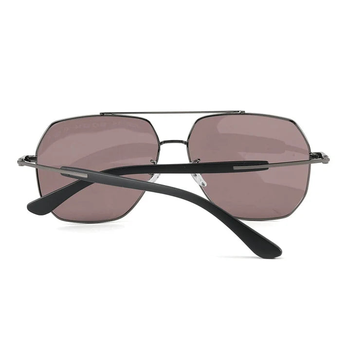 Gunmetal Frame with Grey Pink Lens Sunglasses