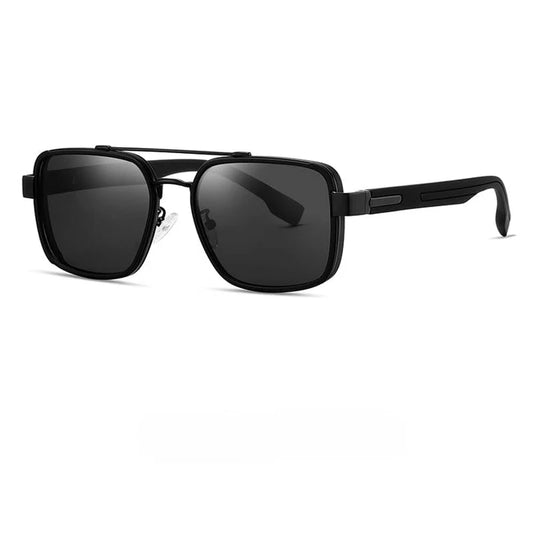Polarized Stainless Steel Frame Sunglasses for Men