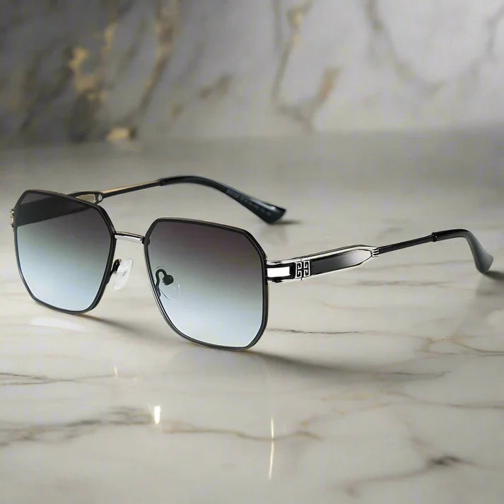 Polarized Sunglasses for Men Stainless Steel Frame