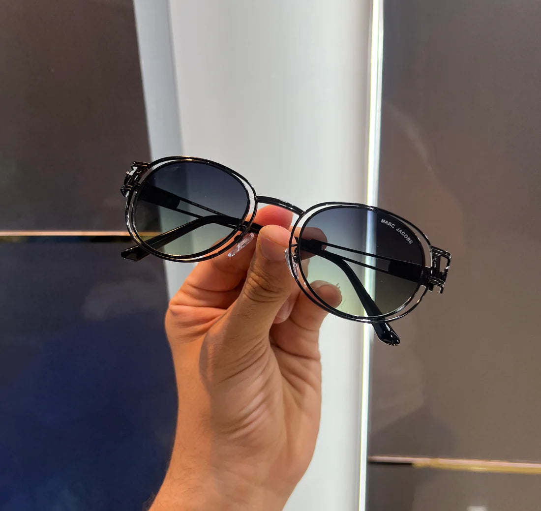 Green Round Unique Luxury Glasses