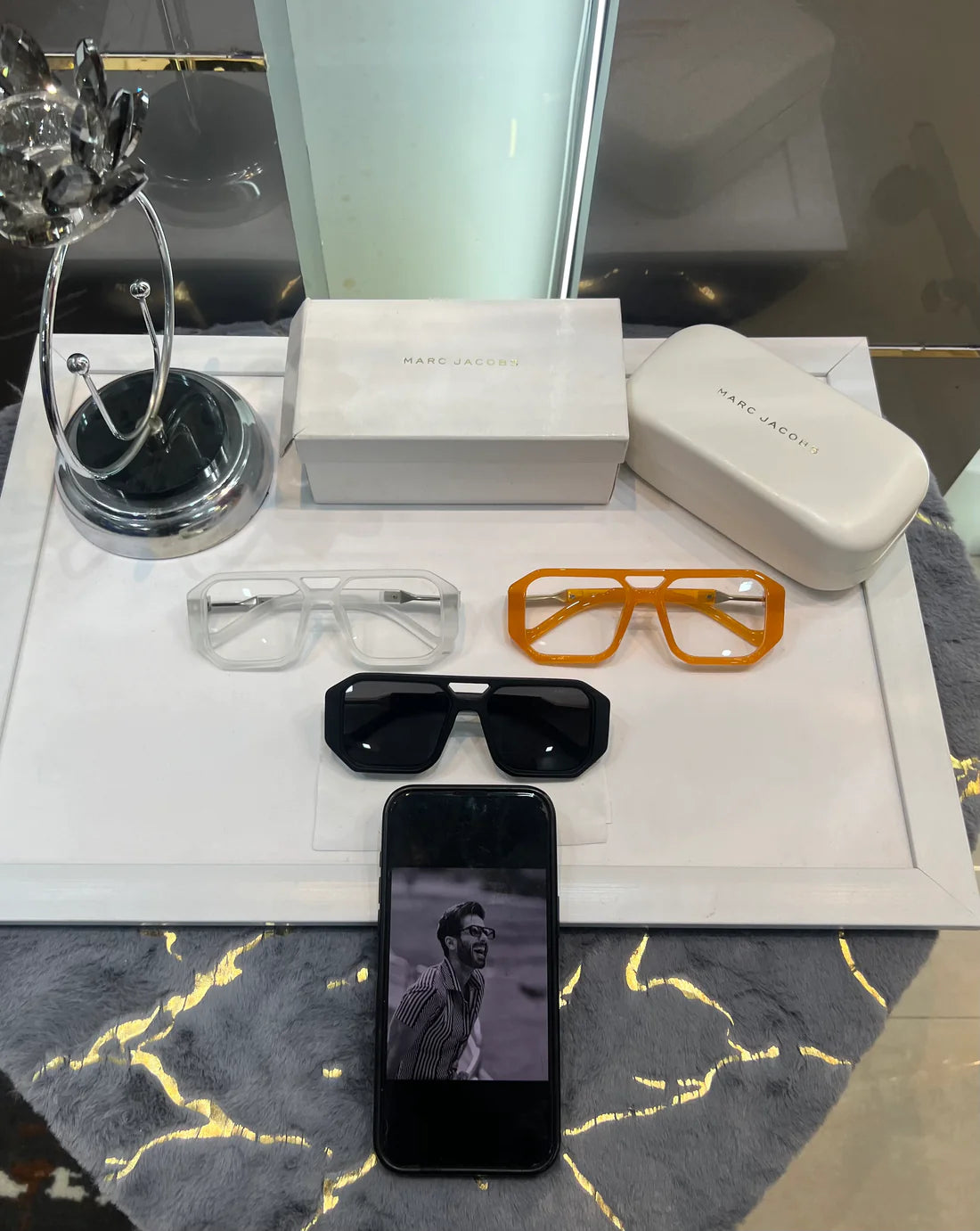 Mat White Shahid Kapoor Edition Sunglasses