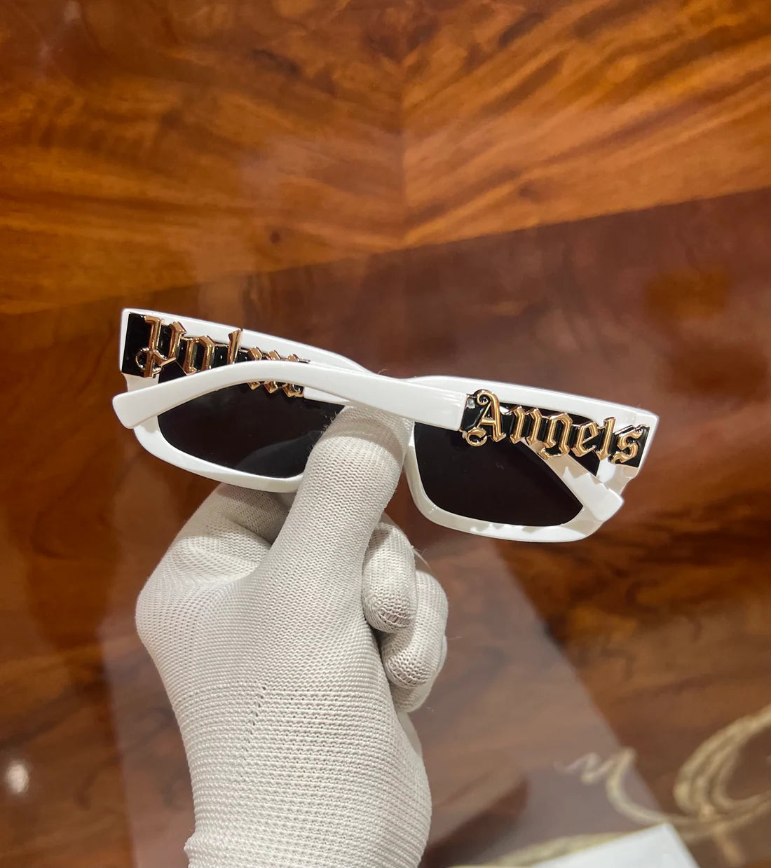 White Luxury With Premium Sunglasses