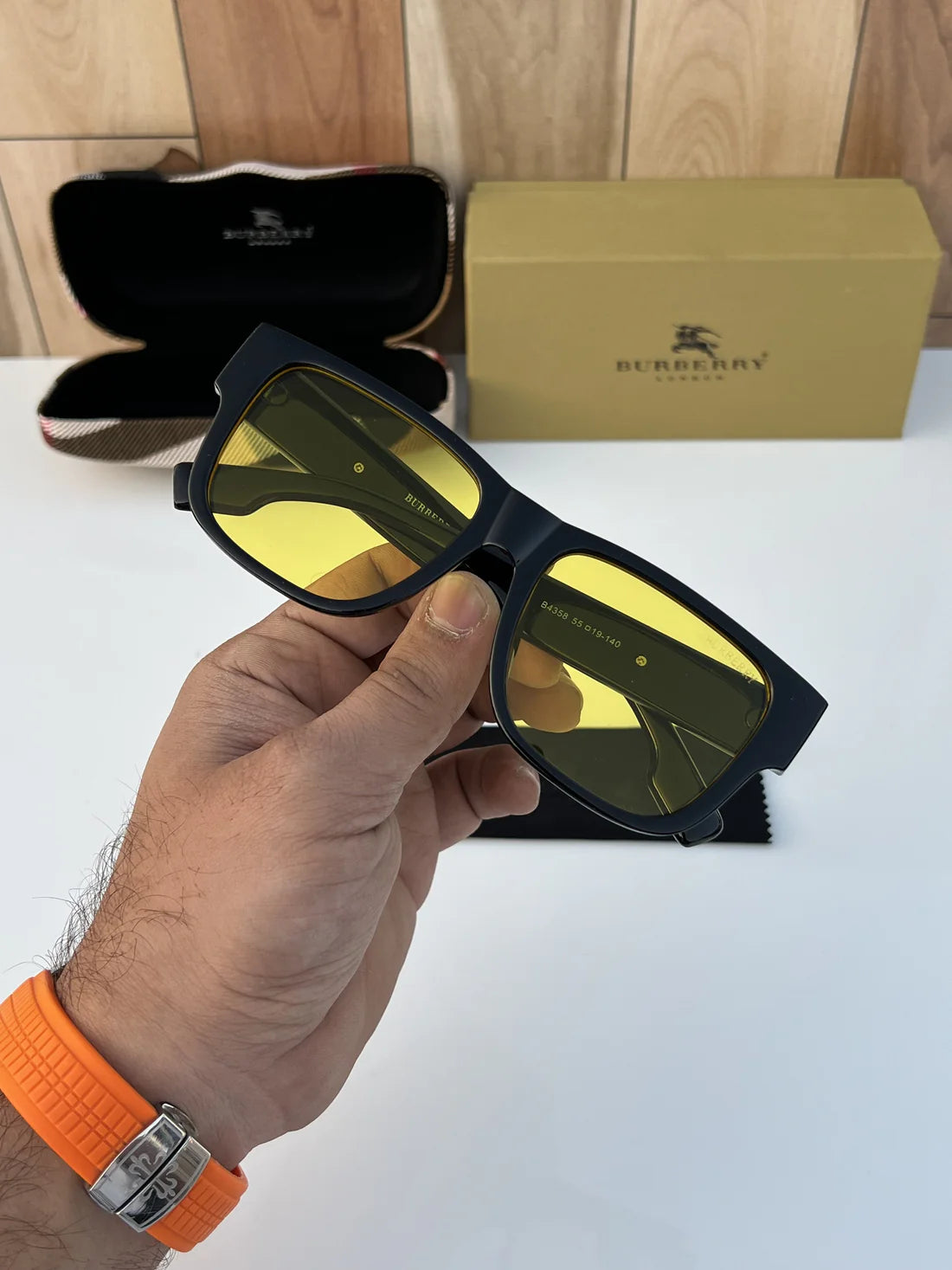 Black Yellow Luxury Shade Unisex Sunglasses