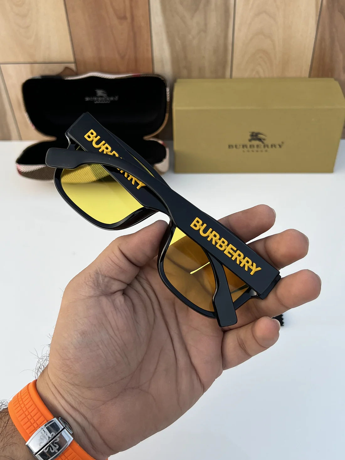 Black Yellow Luxury Shade Unisex Sunglasses
