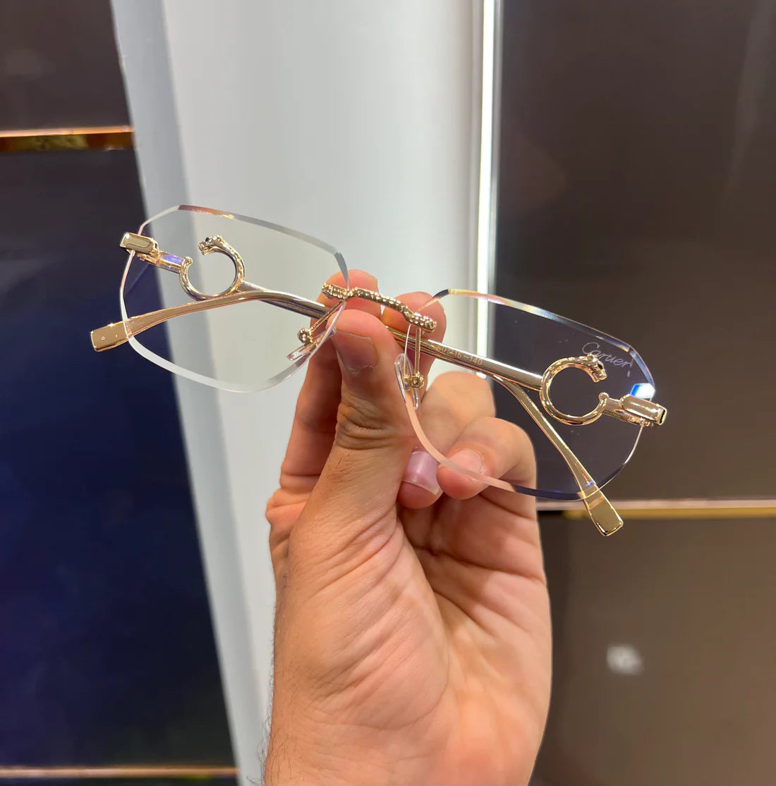 Transparent Jaguar Crazy Luxury Shade Sunglasses