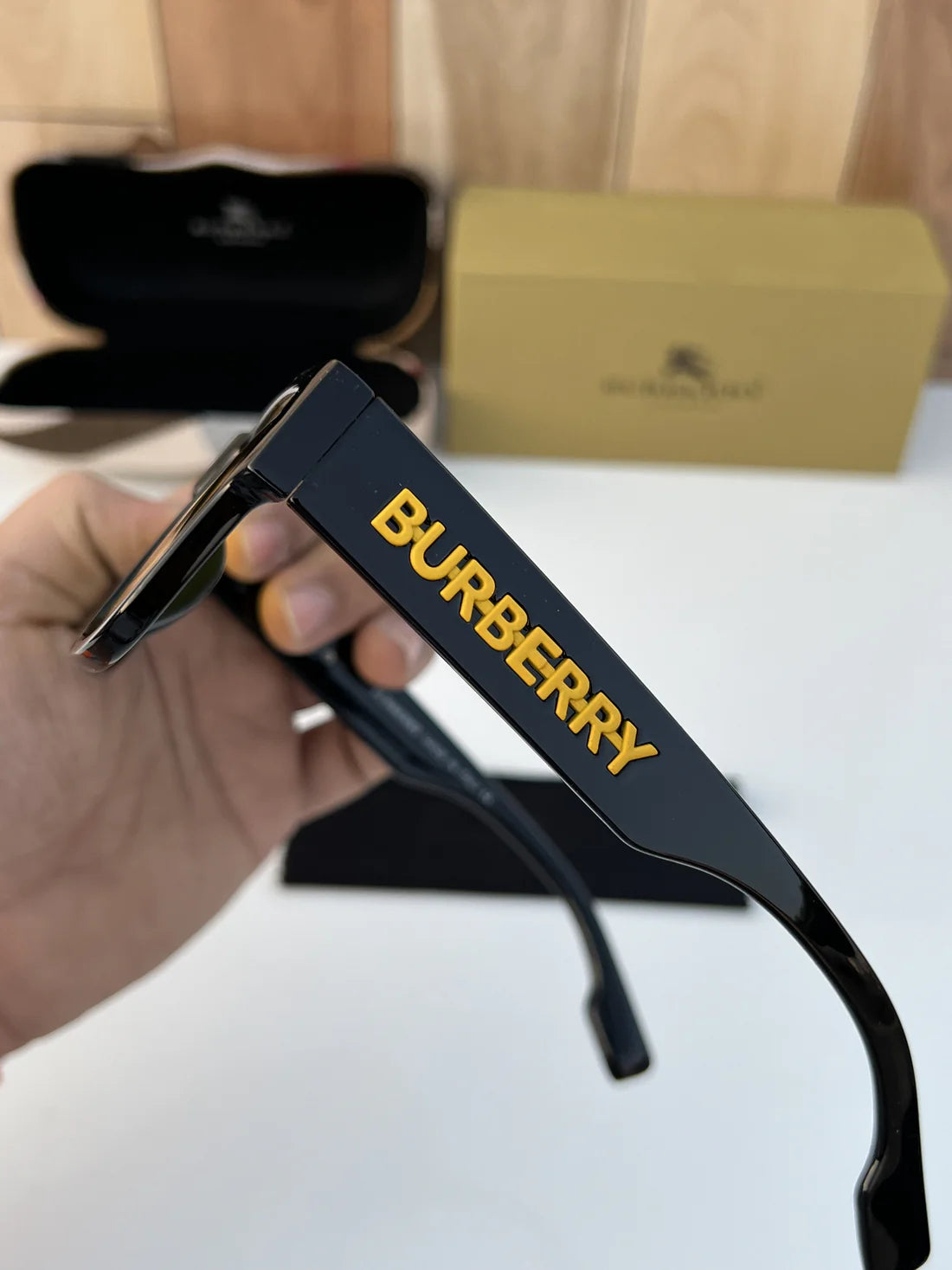 Black Yellow Luxury Shade Unisex Sunglasses