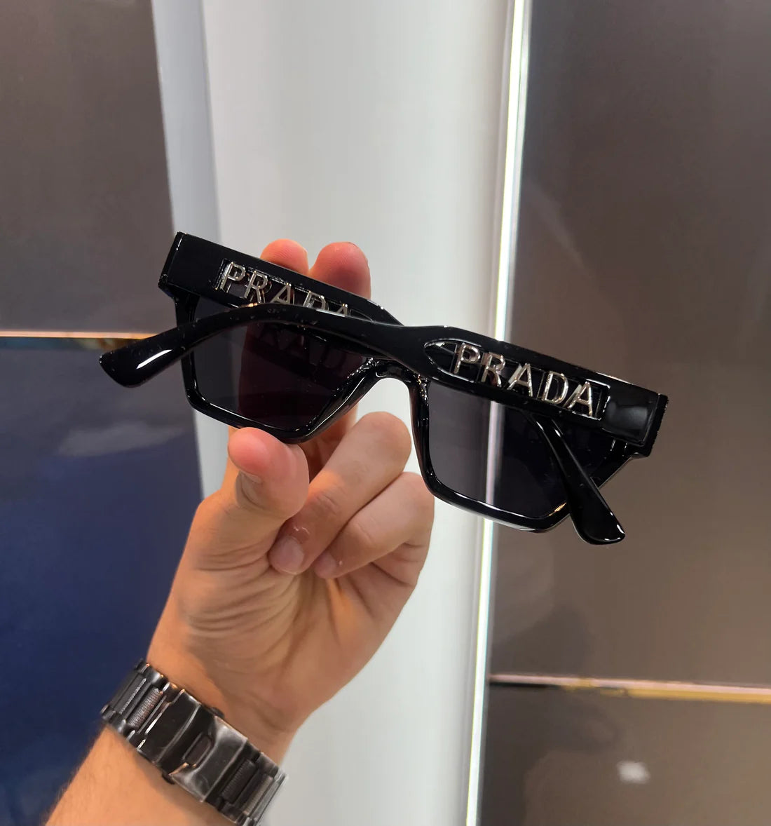 Milano Black Designer Luxury Glasses
