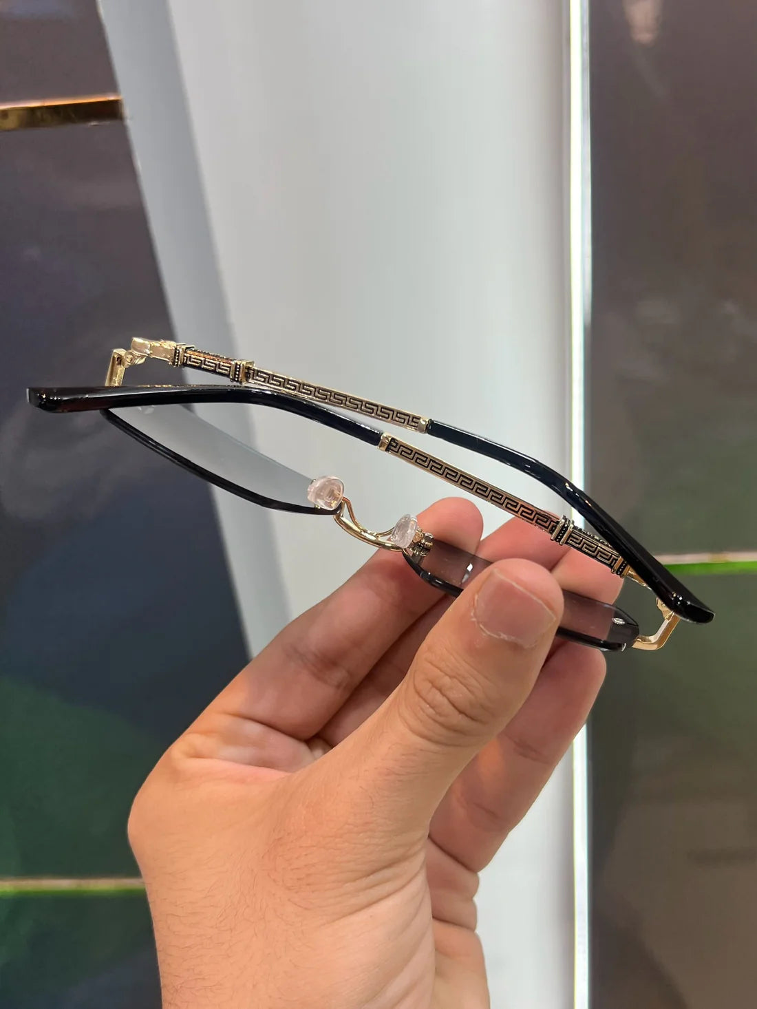 Black Gold shade Luxury Shade Glasses