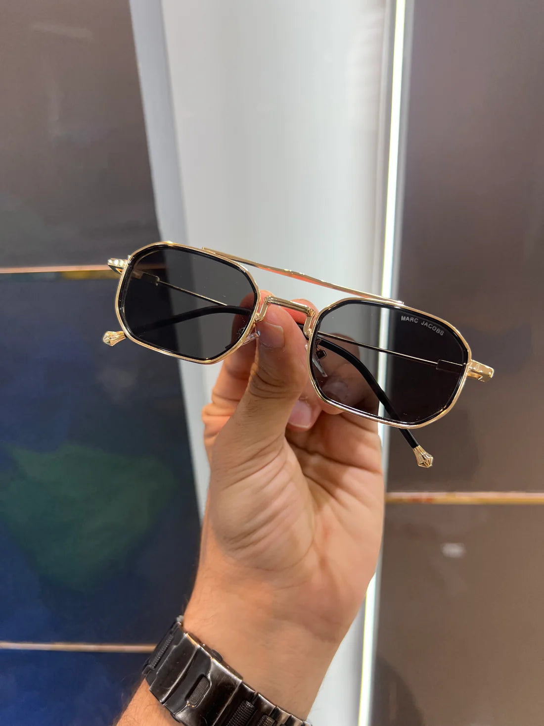 Metal Black Luxury Shade Sunglasses