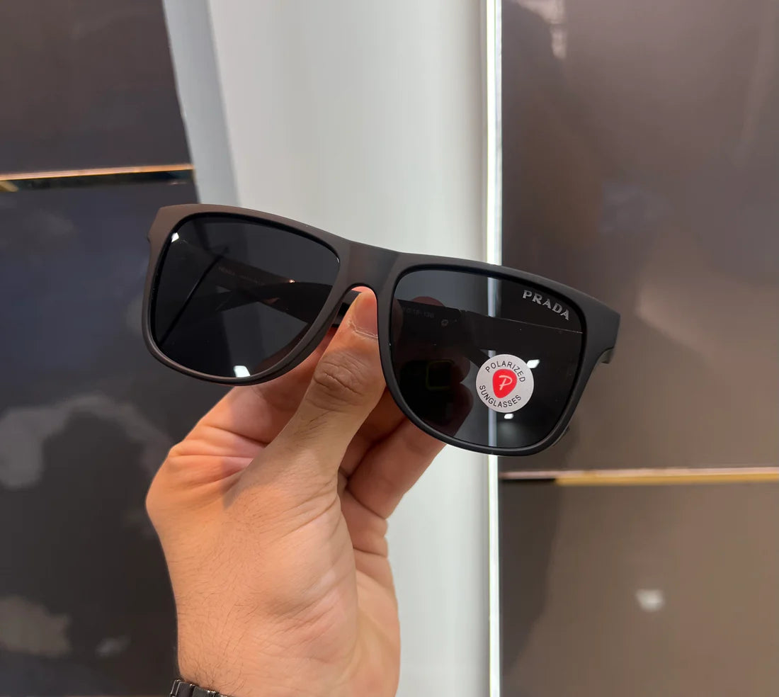 Milano Black Classic Luxury Unisex Sunglasses