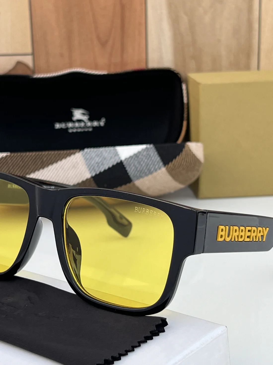 Black Yellow Luxury Shade Unisex Sunglasses
