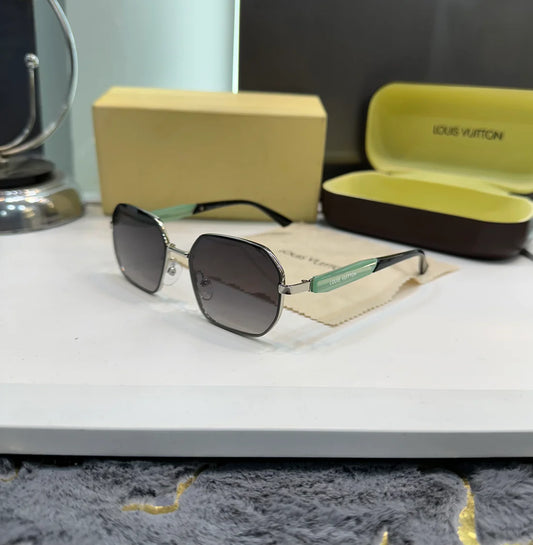 Black Green Luxury Shade Unisex Sunglasses