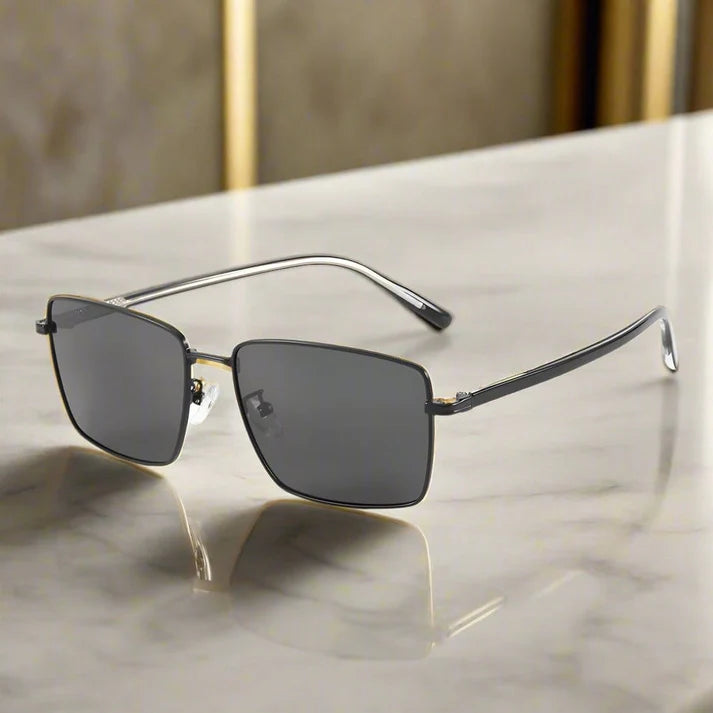 UV400 Protection Stainless Steel Sunglasses
