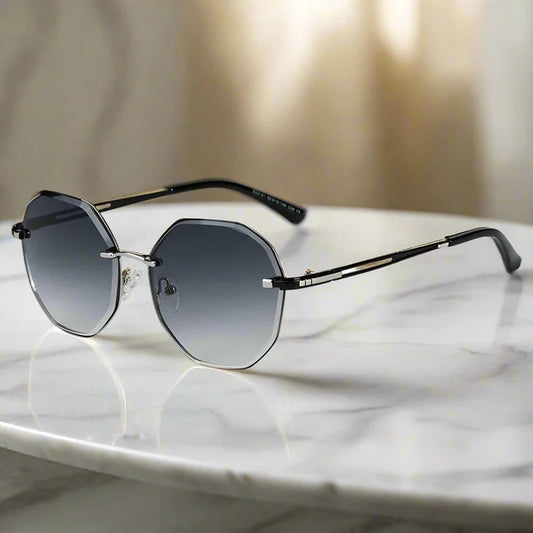 Silver Gradient Grey Sunglasses