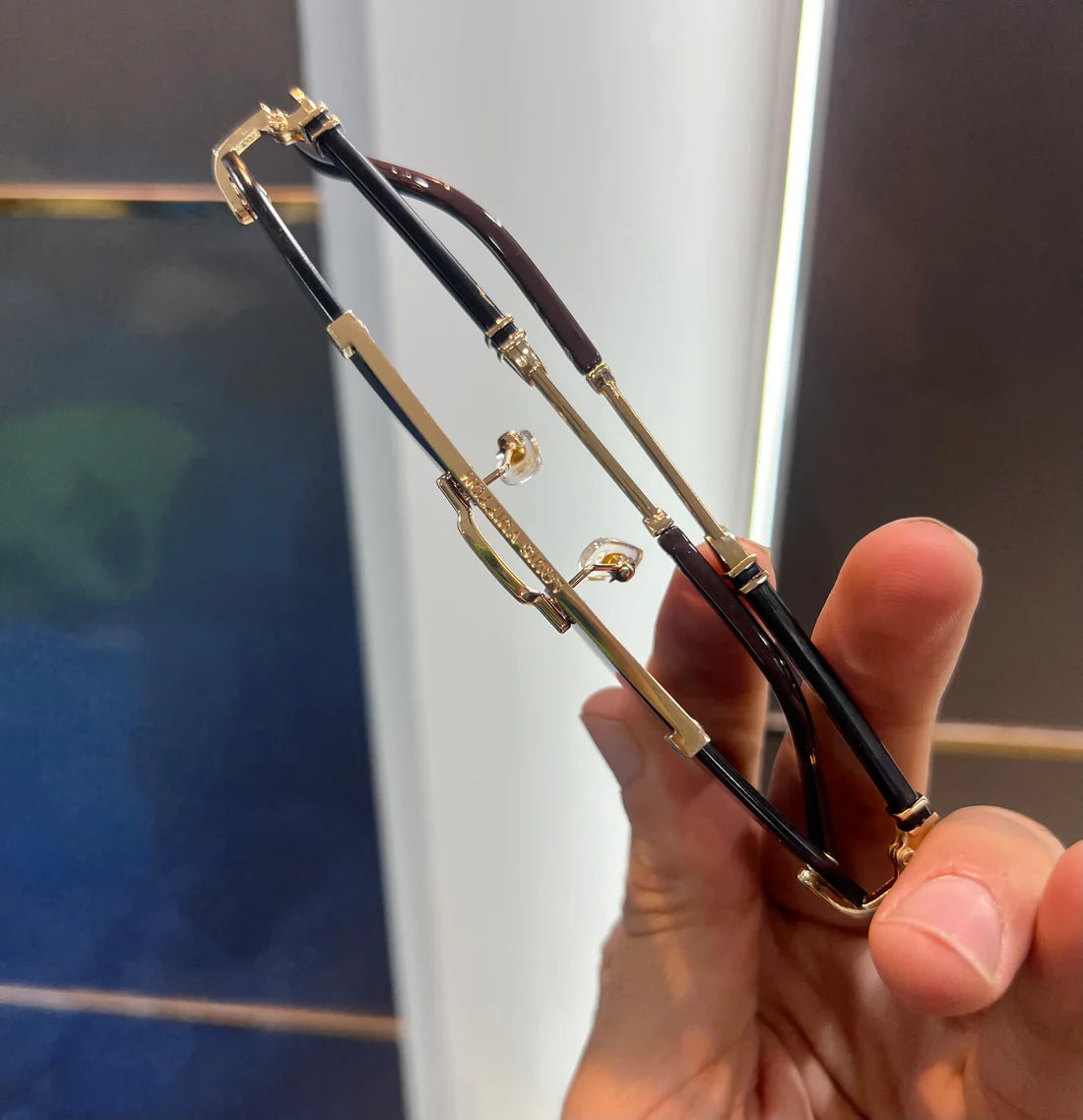 Brown Metal Limited Edition Luxury Shade Glasses
