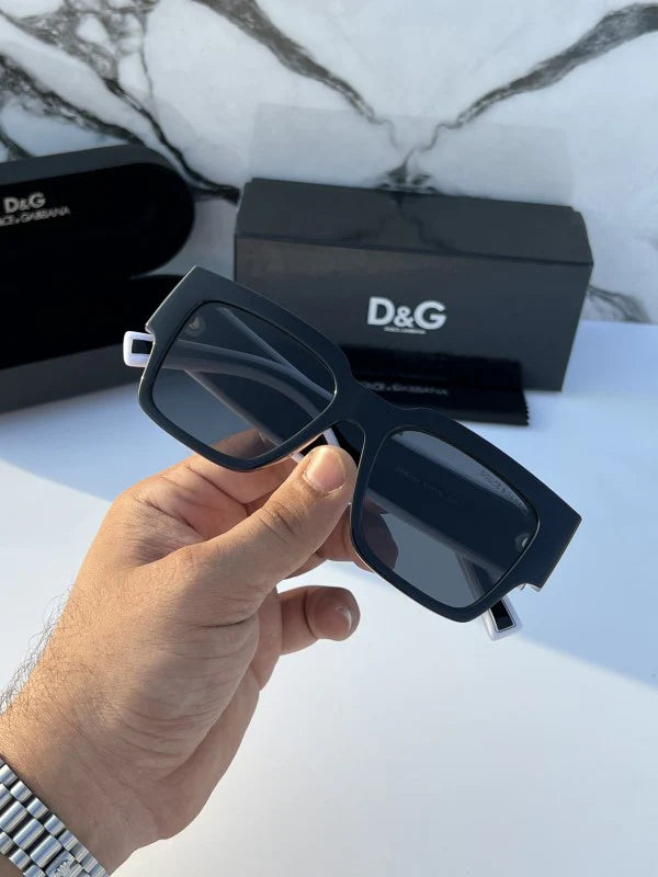 Black White Luxury Shade Unisex Glasses