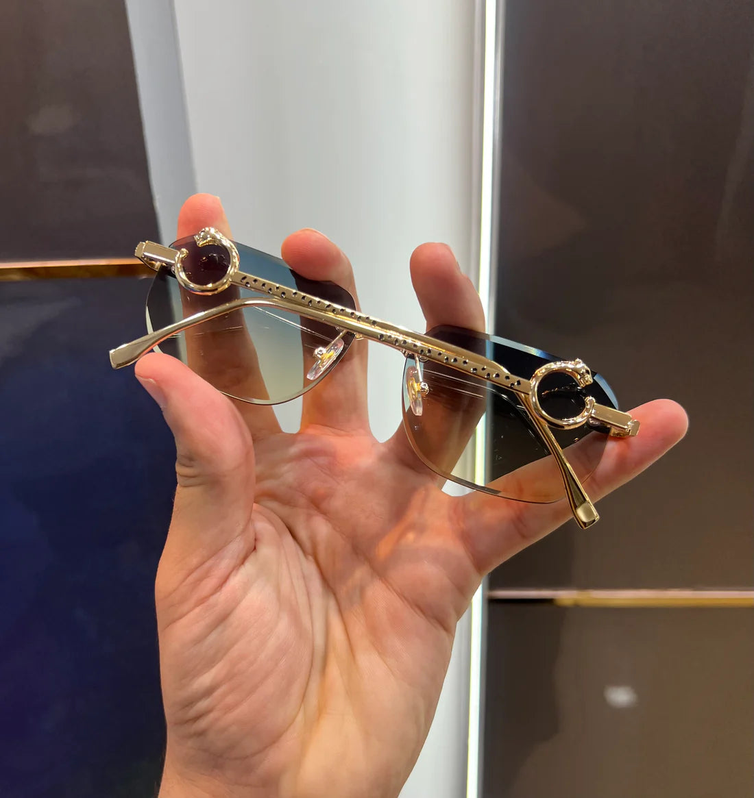 Dual Jaguar Crazy Luxury Sunglasses