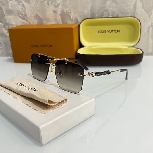 Brown Metal Limited Edition Luxury Shade Glasses