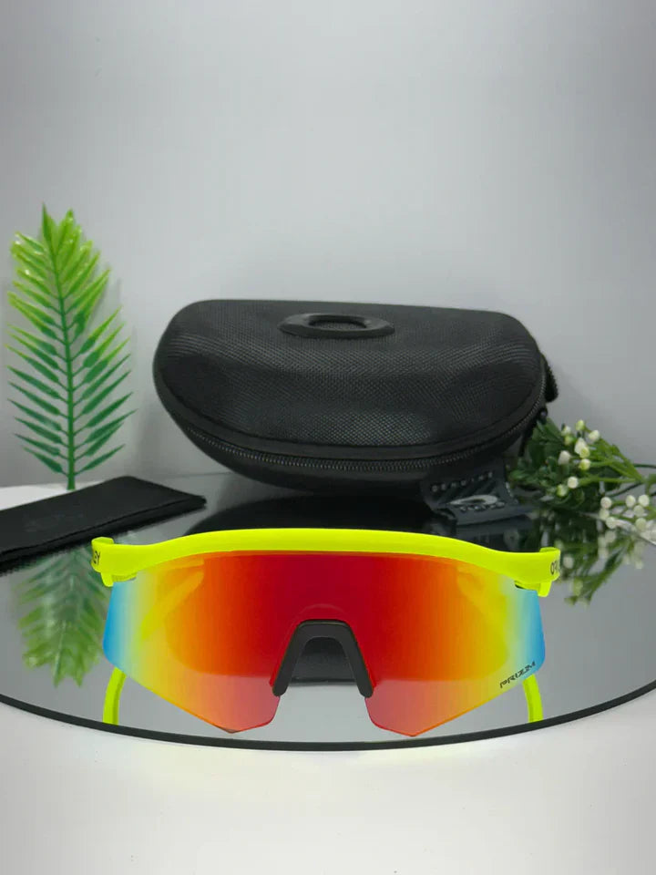 Yellow & Orange Sporty Sunglasses For Men