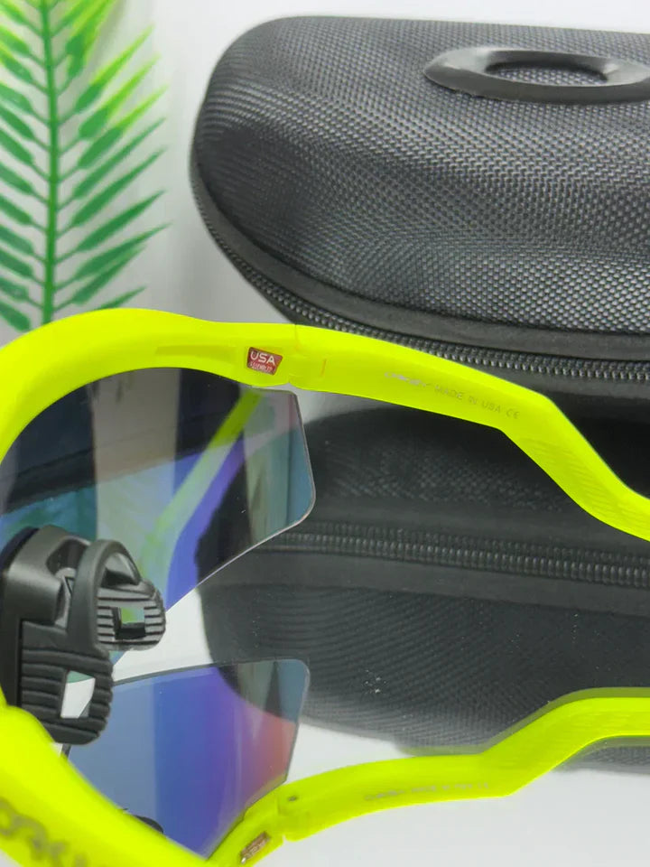Yellow & Orange Sporty Sunglasses For Men