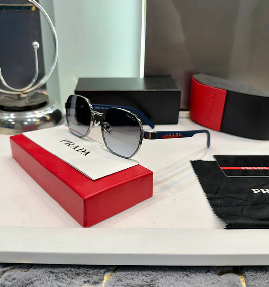 MILANO GROOVY BLUE SUNGLASSES WITH OG BOX