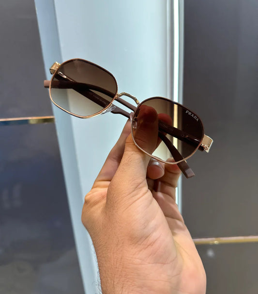 MILANO CLASSIC BROWN SUNGLASSES WITH OG BOX
