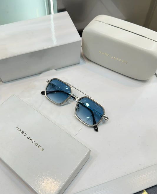 SILVER BLUE PREMIUM SUNGLASSES WITH OG KIT