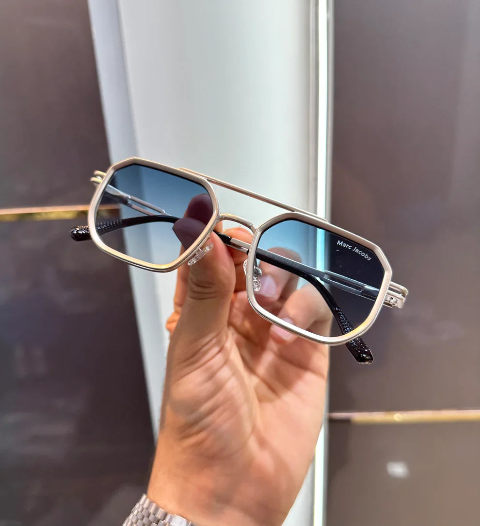 SILVER BLUE PREMIUM SUNGLASSES WITH OG KIT