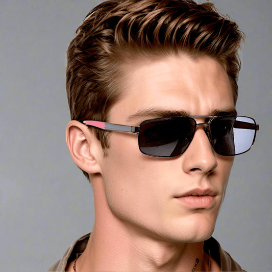 Square Aviator Style Sunglasses for Men