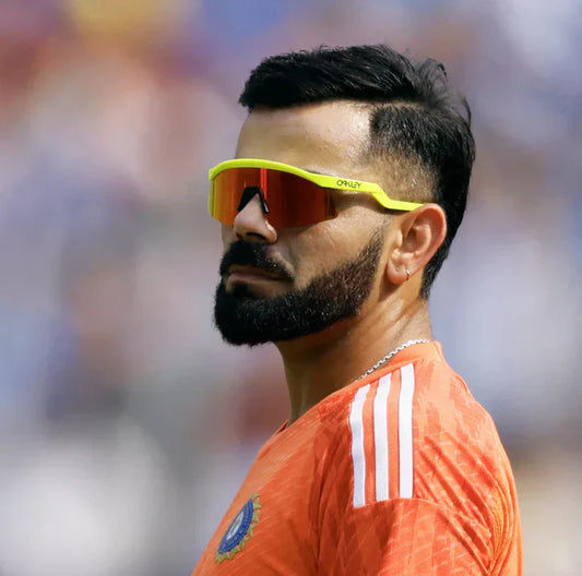 Yellow & Orange Sporty Sunglasses For Men
