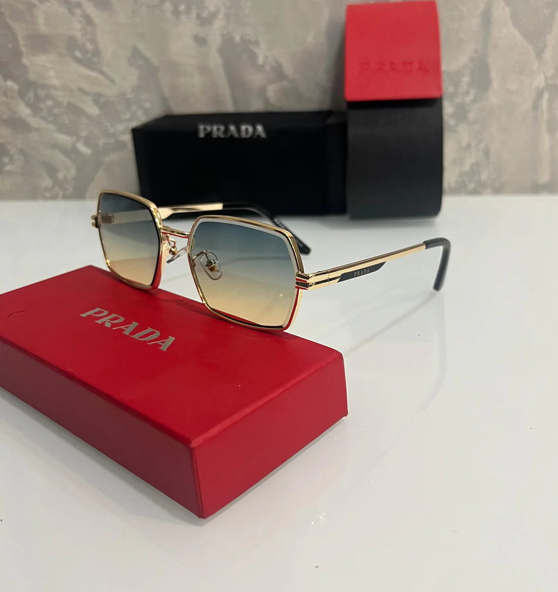 Milano Gold Dual Metal Luxury Sunglasses
