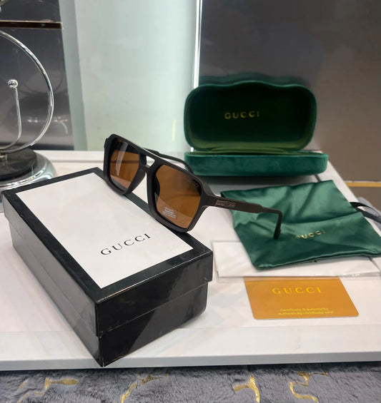 SUNGLASSES MATTE BROWN WITH OG BOX