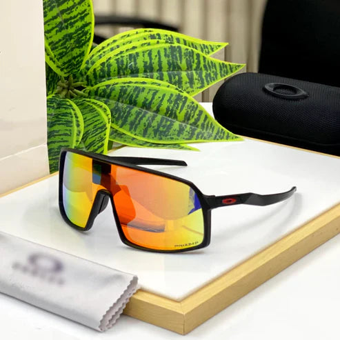 Sporty Sunglasses Black Red