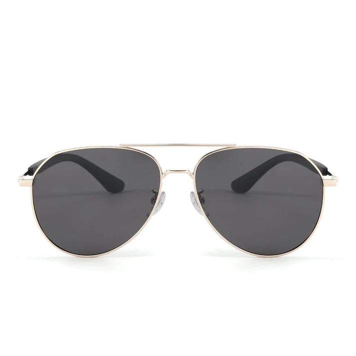 Gold Frame with Black Lens Sunglasses