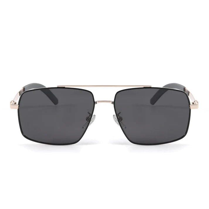 Gold Frame with Black Lens Sunglasses